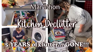 5 years of kitchen clutter A long overdue clean out [upl. by Aynnat225]