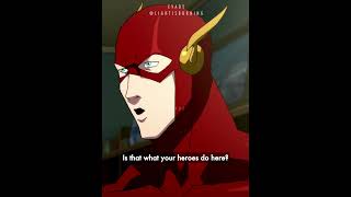 The Flash motivates everyone the final battle begins  flashpoint theflash batman thomaswayne [upl. by Adamis281]