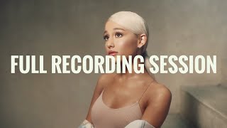 Ariana Grande  goodnight n go full recording session [upl. by Adnorehs]