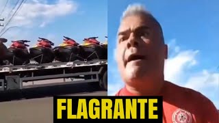 BOMBEIROS SÃO FLAGRADOS ESCONDENDO JETSKI NO RIO GRANDE DO SUL [upl. by Akinihs]