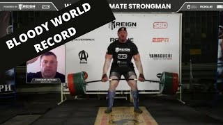 Mikhail Shivlyakov 436KG MASTERS Deadlift WORLD RECORD [upl. by Akoek]