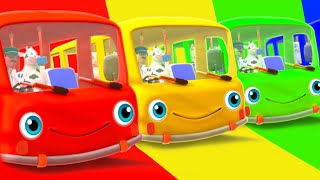 Wheels On The Bus All Episodes  More Nursery Rhymes amp Kids Songs  Minibus [upl. by Marena]