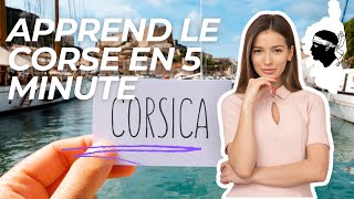 Apprend les bases du corse en 5 minutes [upl. by Dulciana]