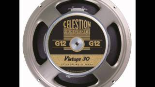 Celestion Vintage 30 Tone Samples [upl. by Cherise685]