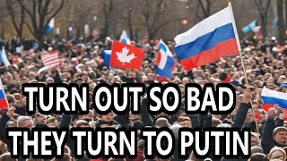 Axe The Tax Convoy Praises Putin As Canada Day Convoy Turn Out Is Embarrassing [upl. by Airb342]