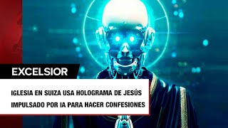 Iglesia en Suiza usa holograma de Jesús impulsado por IA para hacer confesiones [upl. by Hildie]