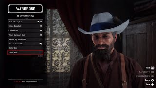 Red Dead Redemption 2 Collecting The Exotic Hat And Algernons Revolver [upl. by Llennoc453]