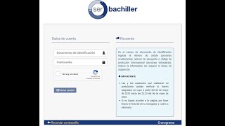 Aceptación de cupo ser bachiller 2020 [upl. by Bocock723]