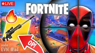 Playing FoRtNiTe LIVE ❤️🖤 part 2 🙄 [upl. by Nnylyt]