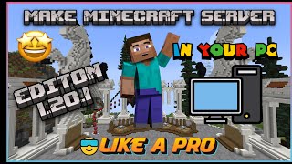 How To Make A Minecraft Server in Your PC  StepbyStep Setting Up Your Own Minecraft Server [upl. by Vittorio737]