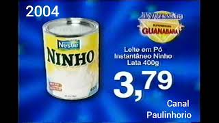 comercial supermercados Guanabara ano 2004 ANIVERSÁRIO GUANABARA [upl. by Alitha836]