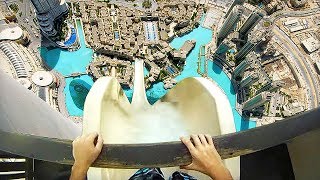 10 Water Slides With INSANELY STEEP DROPS [upl. by Tedie438]