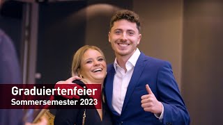 Den Abschluss in der Tasche  Graduiertenfeier Sommersemester 2023 [upl. by Erehc699]