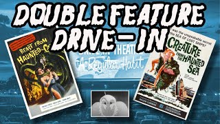 Double Feature DriveIn Beast from Haunted Cave amp Creature from the Haunted Sea [upl. by Charley]