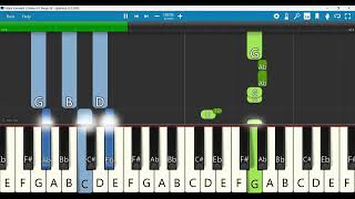 Kalala Vunnadhi Keyboard Notes G Minor 44 Tempo 96  Sanath Rajkumar [upl. by Inalem]