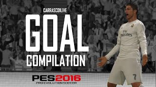 PES 2016  Best Goals Compilation HD [upl. by Aerdnek]