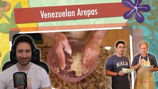 NymN reacts to Henrys Kitchen  Authentic Venezuelan Arepas [upl. by Enicul]