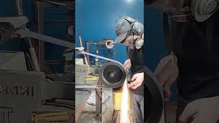 Desbaste hollow a mão livre freehand hollow grinding [upl. by Frants]