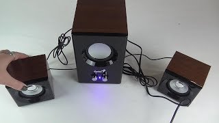 Reviewing And Unboxing A Genius 2112 Subwoofer Speaker System [upl. by Jerrylee750]