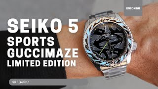 SEIKO 5 SPORTS GUCCIMAZE LIMITED EDITION SRPG65K1 [upl. by Desirea]