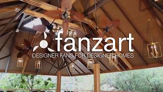 Fanzart  Twinz  Contemporary Ceiling Fan [upl. by Ecienahs]