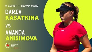 KASATKINA VS ANISIMOVA  NATIONALE BANK OPEN  TORONTO  ROUND 2 [upl. by Novonod]