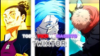 Yuji Itadori And Aoi Todo Vs Mahito 4K Twixtor Clips for Editing  Jujutsu Kaisen Season 2 Ep 20 [upl. by Orgalim579]