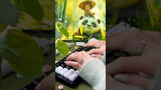 🐼 Ceramic Panda Keyboard Yes Please  cerakey nada65 Panda soundtest [upl. by Lebazej848]