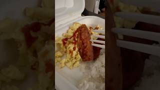 Jack In The Box Hawaii Portuguese Sausage and Eggs Platter shorts [upl. by Ahsiekit]