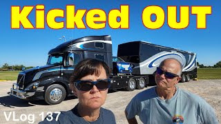 WE WERE DENIED BY SECURITY Told to leave the RV area HDT RV Life Fulltime Lifestyle RV Couple [upl. by Fatima]