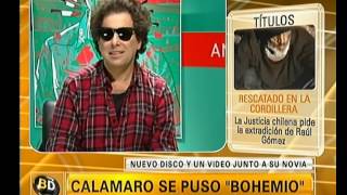 Calamaro adelanta todo sobre quotBohemioquot  Telefe Noticias [upl. by Nanine]