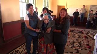 The worlds largest Navajo Rug  La Posada Hotel Winslow Arizona [upl. by Watkins410]