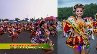 CAPORALES SAN SIMON VA USA  FESTIVAL BOLIVIANO 2024 [upl. by Halilahk]