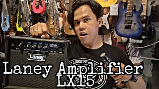 Laney Amplifier LX15  Review  Sound Sample [upl. by Yrffej]