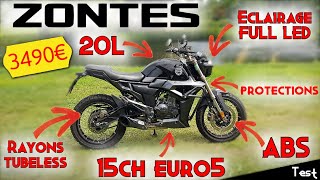 quotTestquot Surement la meilleure 125cc de 2021 quotZONTES SCRAMBLER 125quot [upl. by Selrahc308]