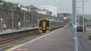 Class 158 GWR Service Departing Penzance [upl. by Stockwell]