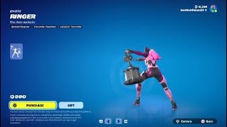 Fortnite August 14th Item Shop Ringer Emote [upl. by Nahshon]