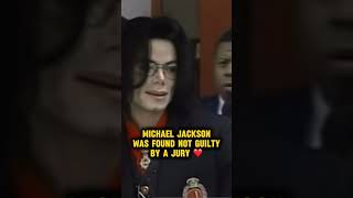 Michael Jackson declared NOT GUILTY ❤️ shorts michaeljackson trending popular foryou [upl. by Melony]