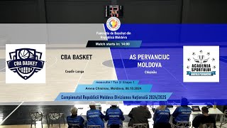 CBA Baschet vs AS Anatolii Pervanciuc 06102024 [upl. by Christi]