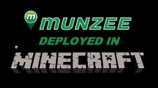 Social Munzee deployed in Minecraft [upl. by Ofelia]