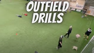 Antonelli Baseball Outfield Drills [upl. by Airamasor837]