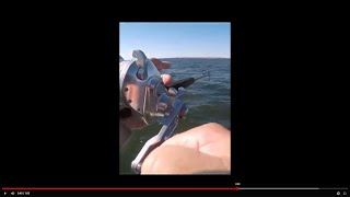 Fish on Fishing the flutter spoon with NEW Accurate Tern2 [upl. by Stetson]