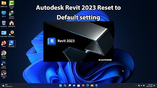 Autodesk Revit 2023 Reset to Default setting on Windows [upl. by Yrrep]