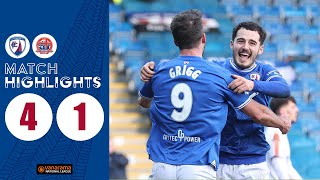 HIGHLIGHTS  Spireites 4 1 AFC Fylde [upl. by Gypsie336]