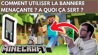 MINECRAFT  A QUOI SERT LA BANNIÈRE MENACANTE OBTENUE EN TUANT UN CHEF DES PILLIARDS [upl. by Lamhaj]