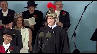 Latin Speaker Timothy BarryHeffernan  Harvard Commencement 2014 [upl. by Gilges]