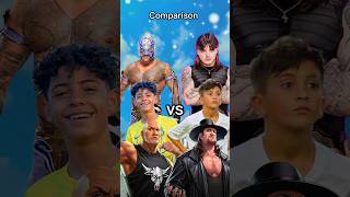 Ronaldo jr The Rock amp Rey Mysterio vs Thiago Messi Undertaker amp Dominik Mysterio 💥 shorts trend [upl. by Teagan871]