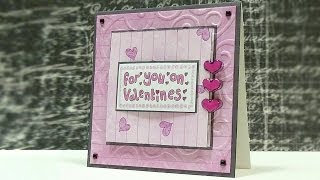 Valentines Day Card Tutorial  Easy amp Cute Card Making Crafts [upl. by Clava]