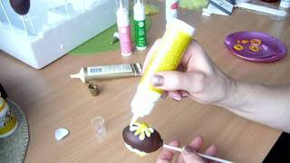 Baking Cake Pops for Easter with amaretto vanilla and dark chocolate [upl. by Neelyahs]