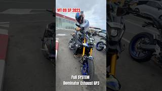 Dominator Exhaust GP3 MT 09 SP 2023 [upl. by Aicilaana]